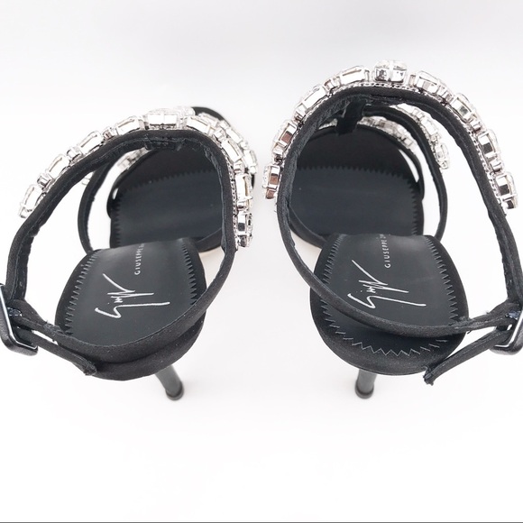 NWB Giuseppe Zanotti Alien 115 San-Siutta in Black Size 37.5 - Picture 7 of 12